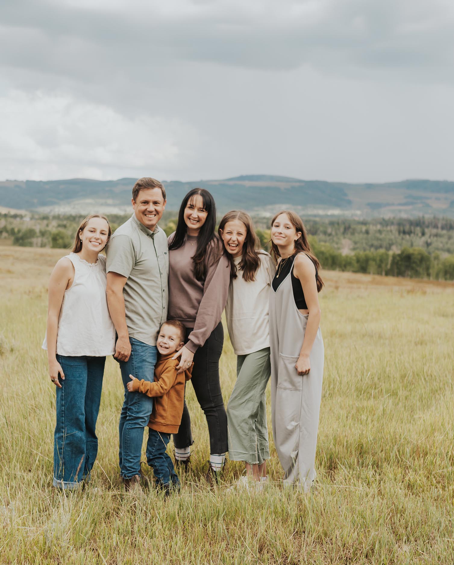 Family Pictures in the Mountains of Utah.